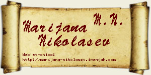 Marijana Nikolašev vizit kartica